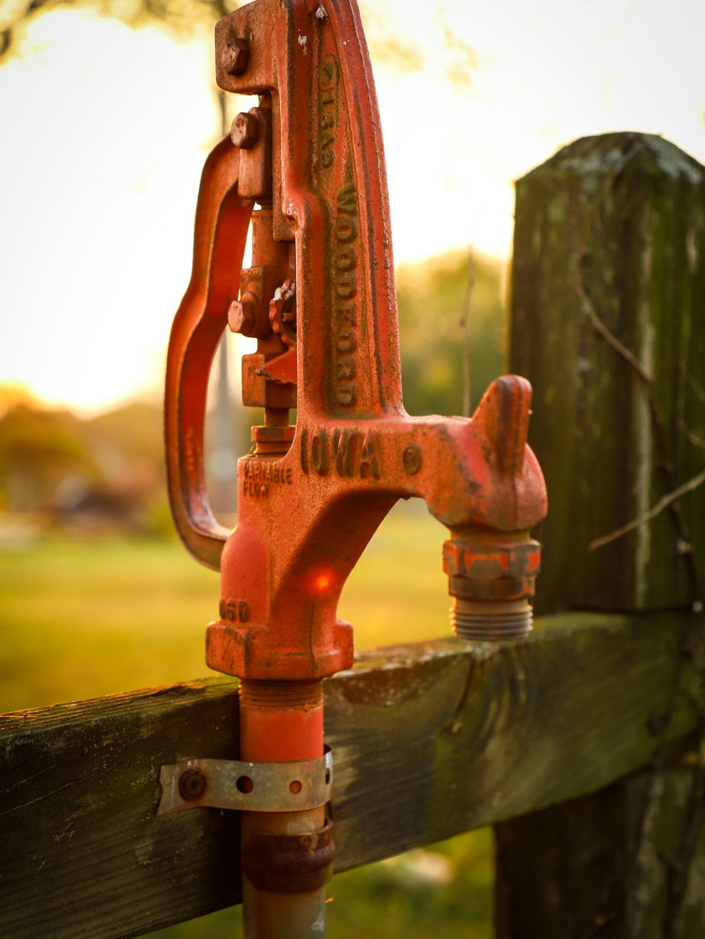 orange metal tool